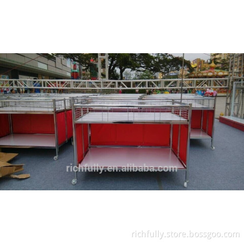 Popular Promotion Table/Shelf Cart with POP